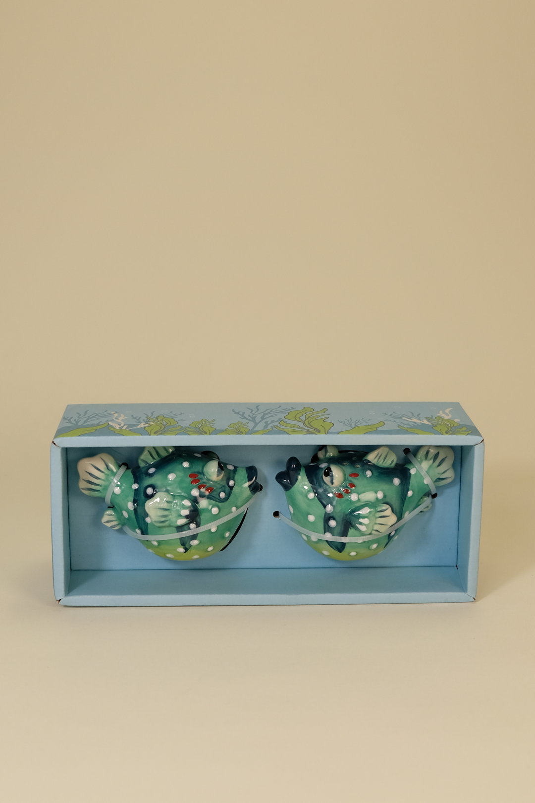 Puffer Fish Salt & Pepper Set