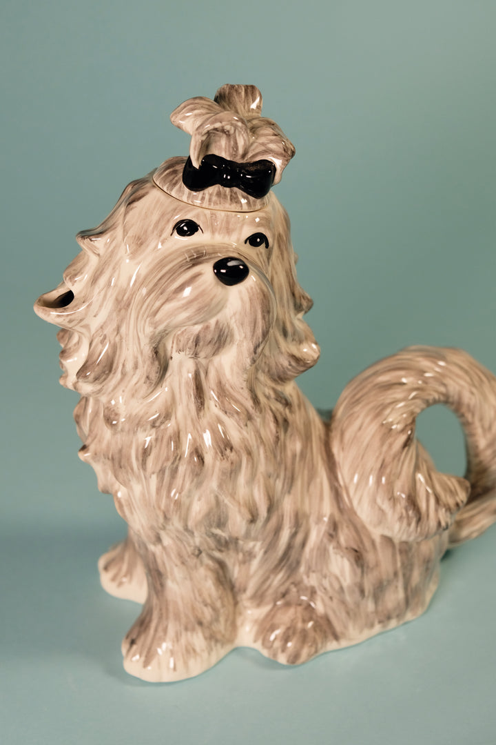 Shiz Tzu Teapot - Black & White