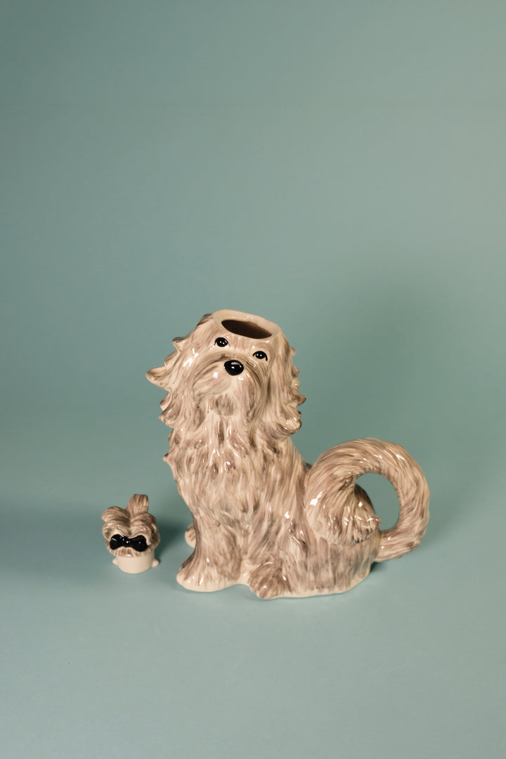 Shiz Tzu Teapot - Black & White