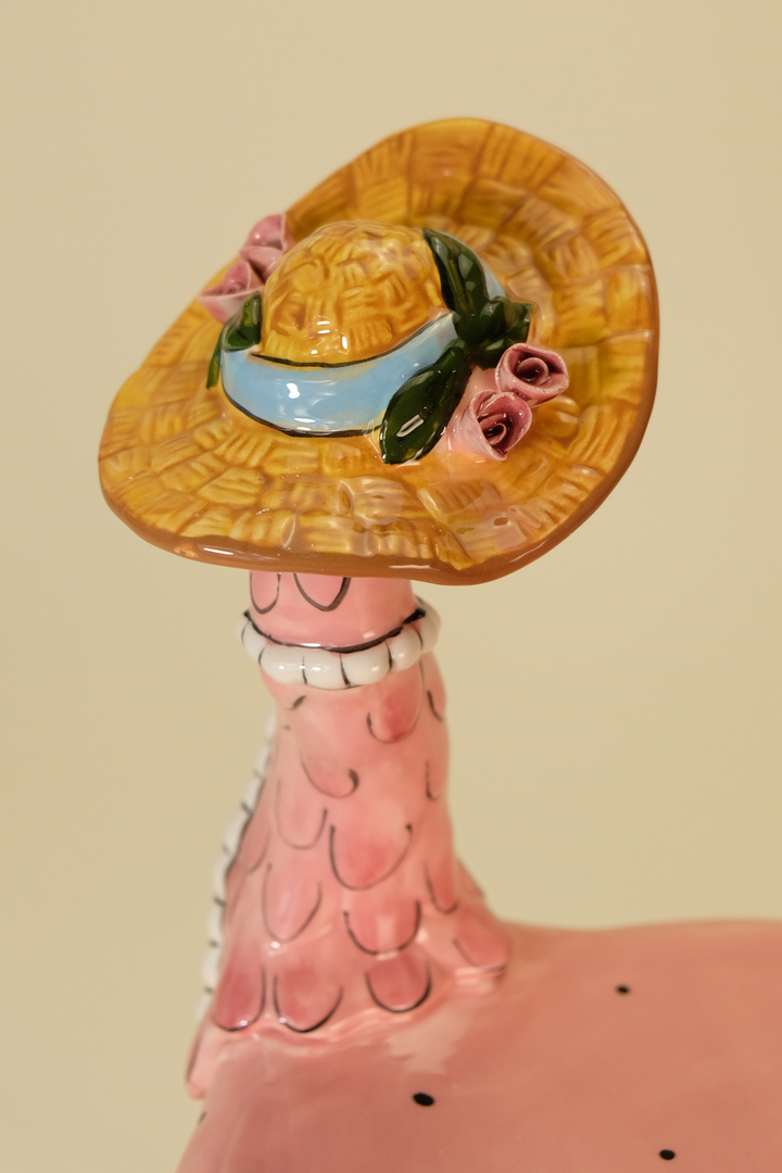 Miss Precious Flamingo Footed Cake Plate
