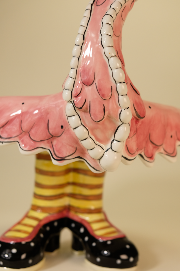 Miss Precious Flamingo Footed Cake Plate