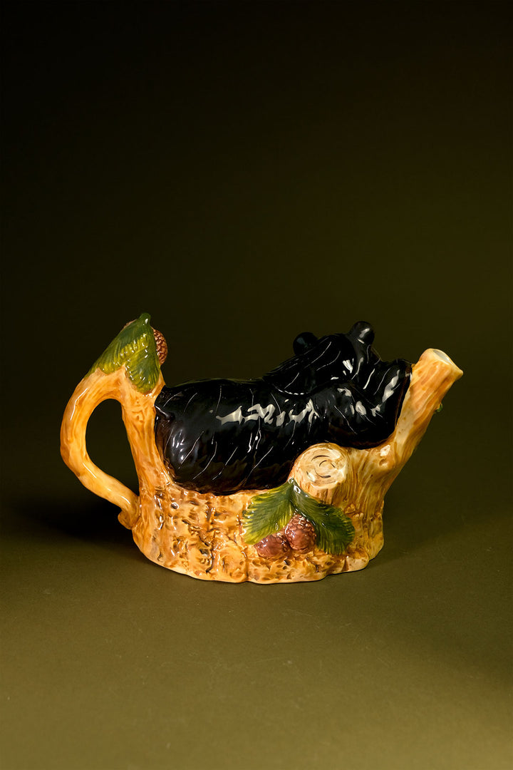 Black Bear Teapot