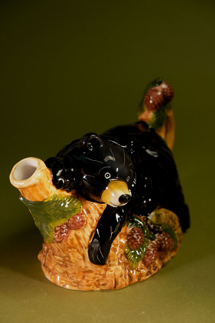 Black Bear Teapot