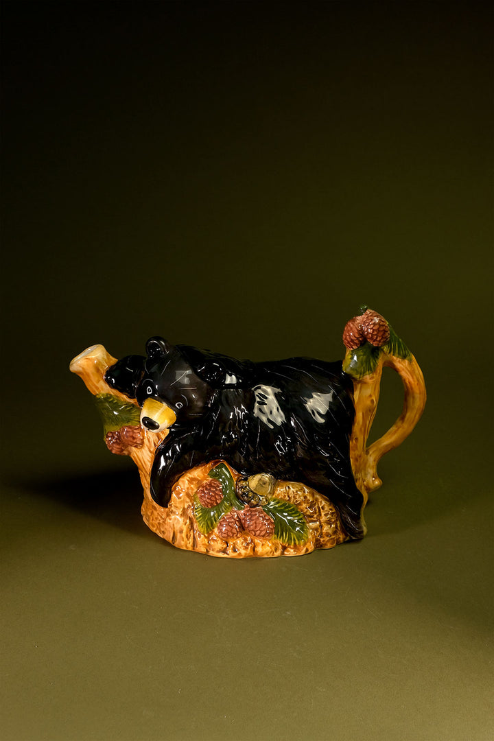 Black Bear Teapot