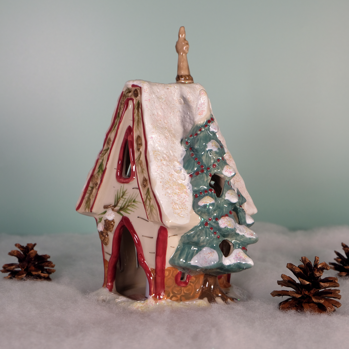 Winter Wonderland Church Candle House