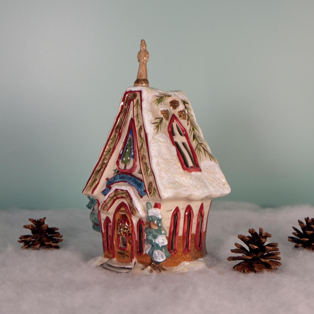Winter Wonderland Church Candle House