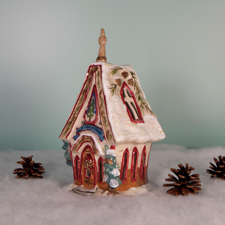 Winter Wonderland Church Candle House