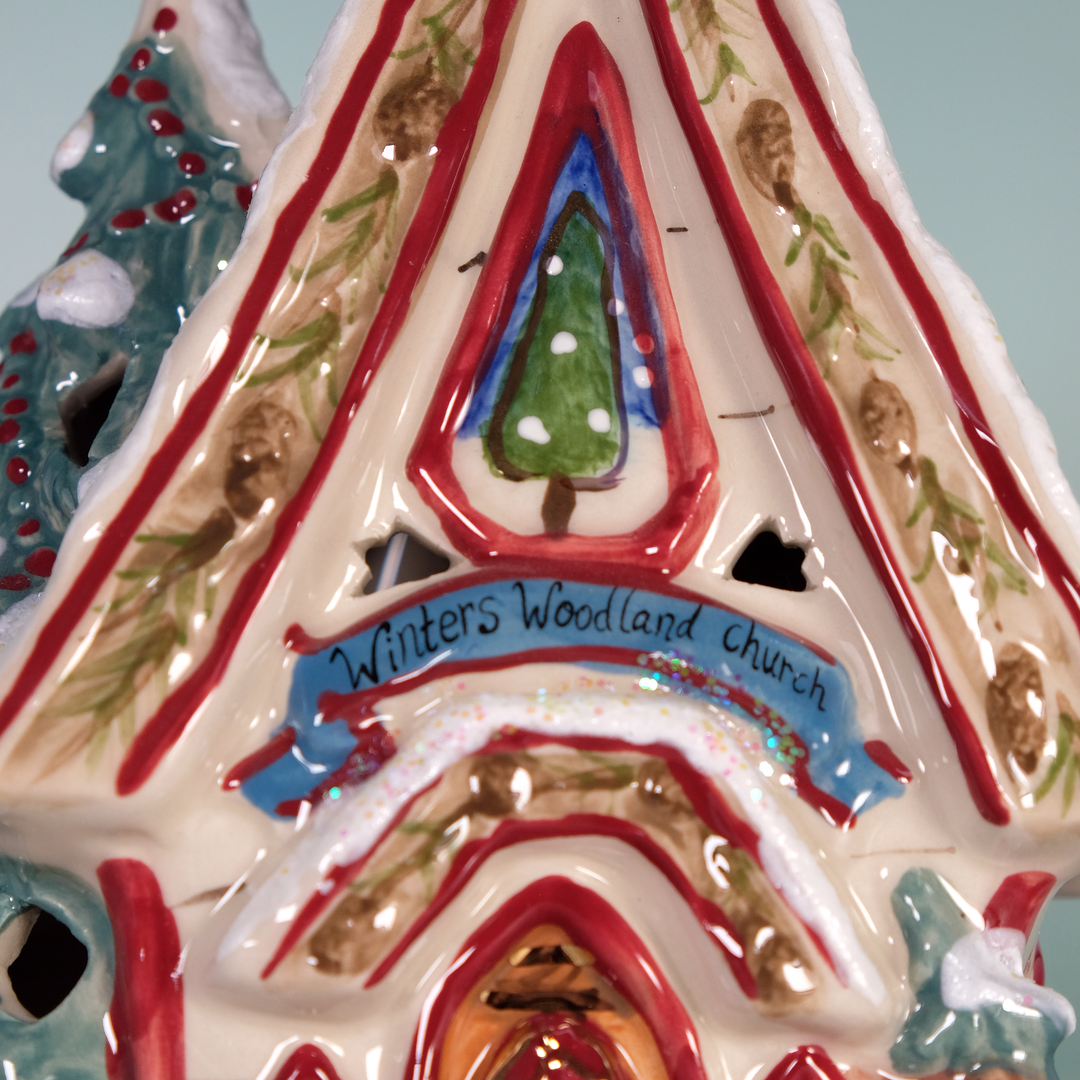 Winter Wonderland Church Candle House