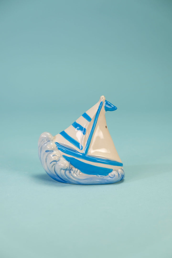Lighthouse and Sailing Boat Salt & Pepper Set