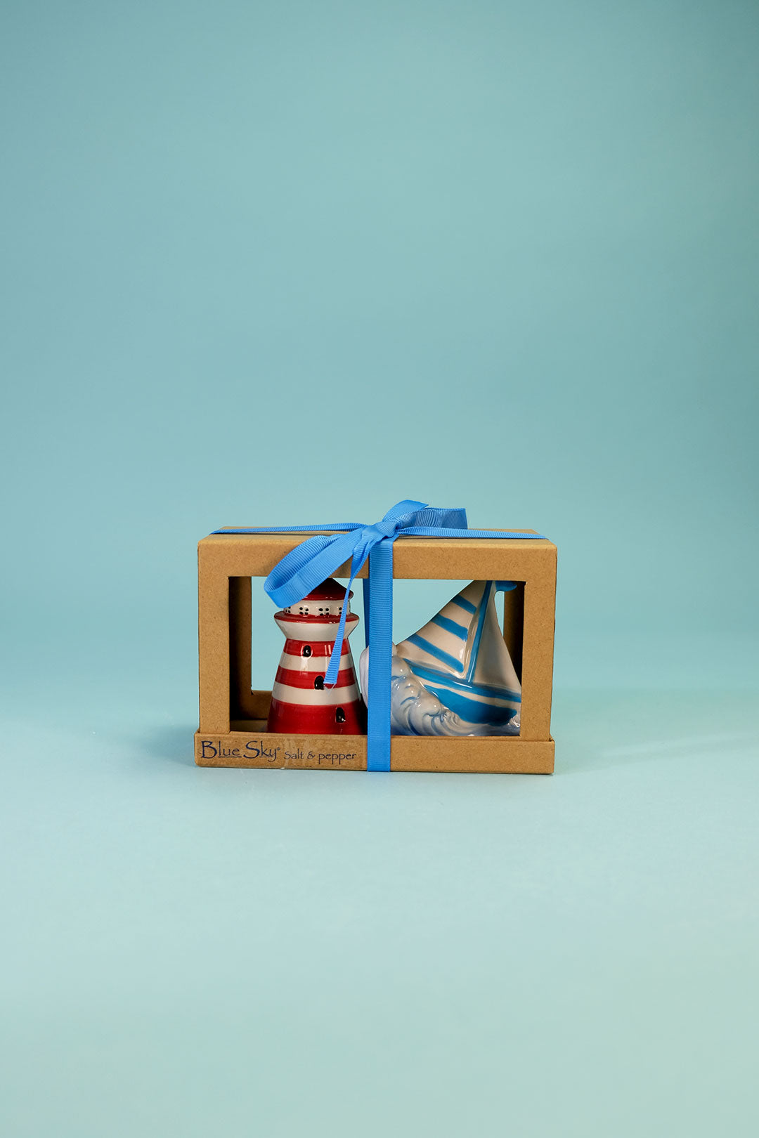 Lighthouse and Sailing Boat Salt & Pepper Set