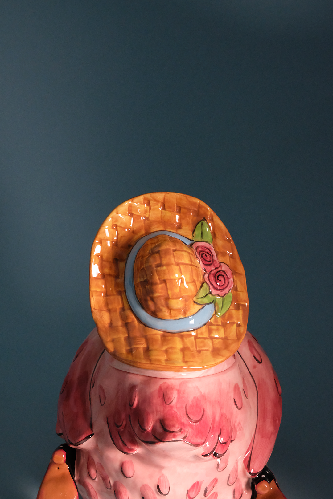 Miss Precious Flamingo Cookie Jar