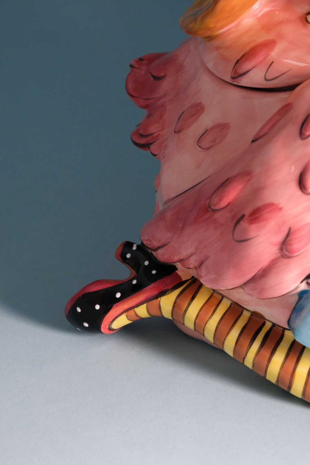 Miss Precious Flamingo Cookie Jar