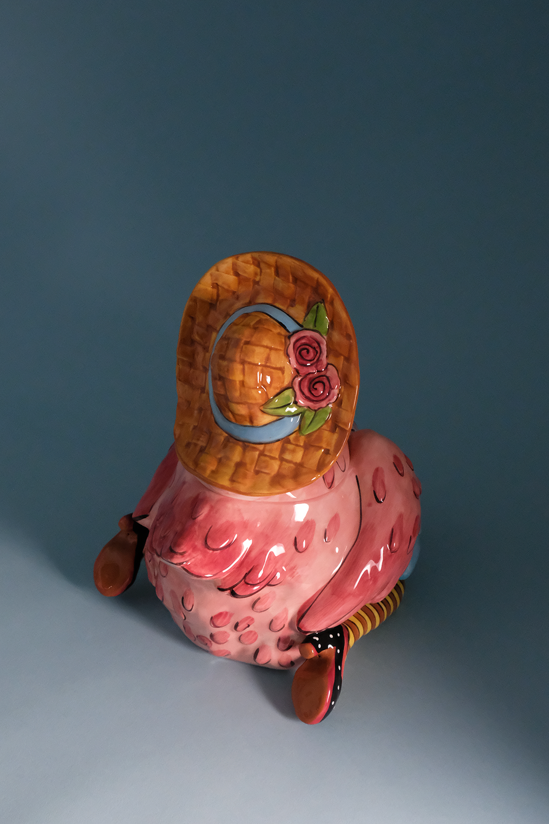 Miss Precious Flamingo Cookie Jar