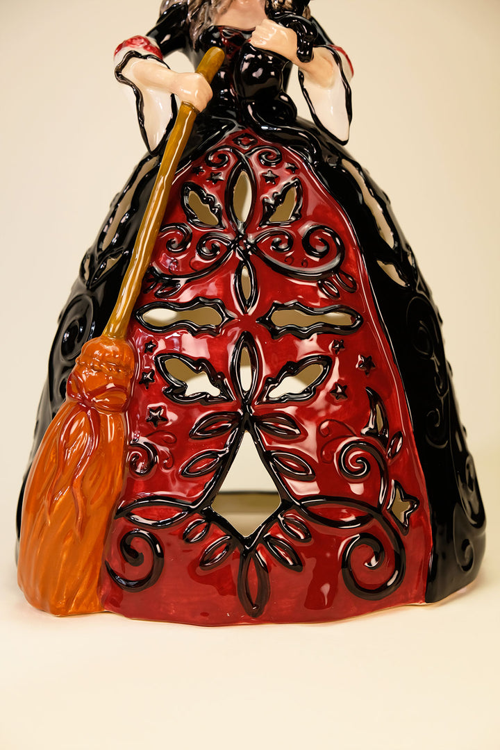 Elegant Witch Tealight Holder