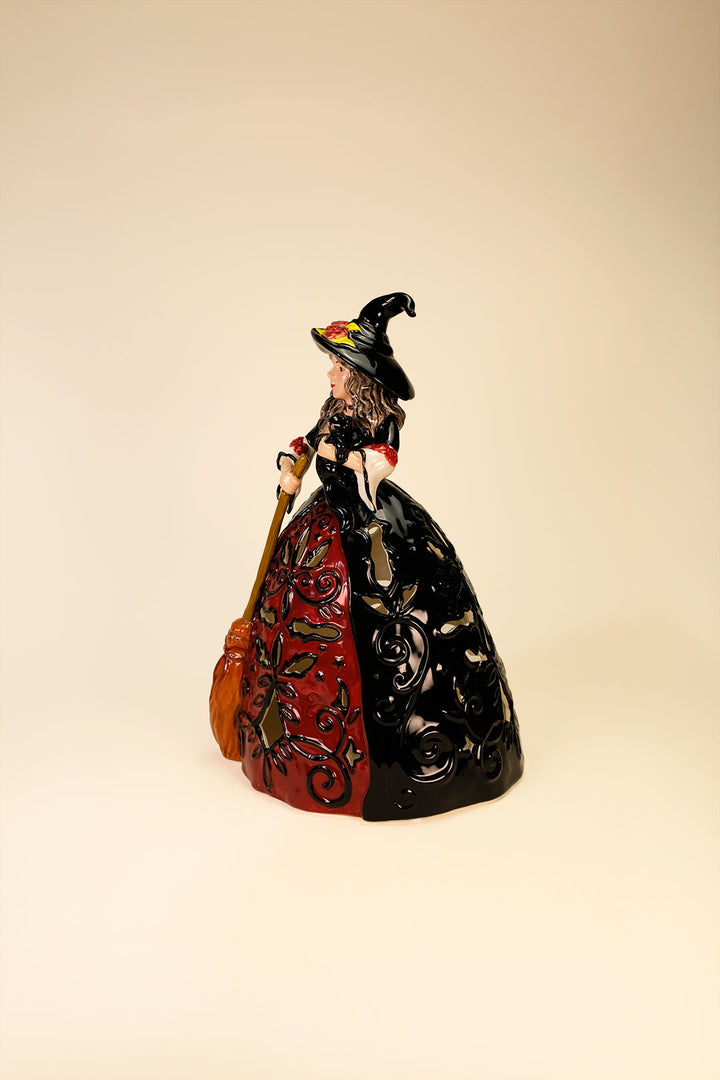 Elegant Witch Tealight Holder