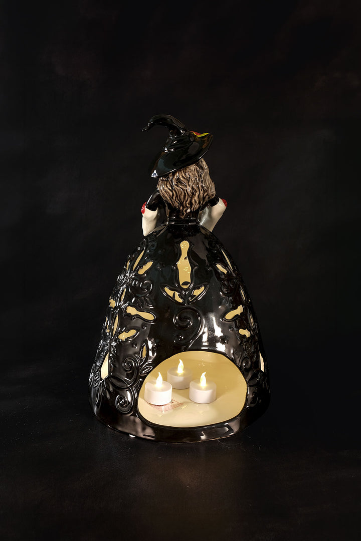 Elegant Witch Tealight Holder