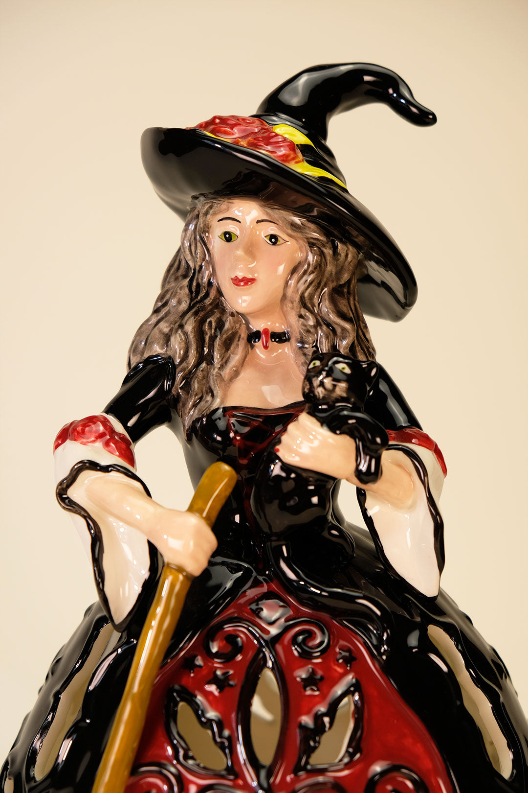 Elegant Witch Tealight Holder