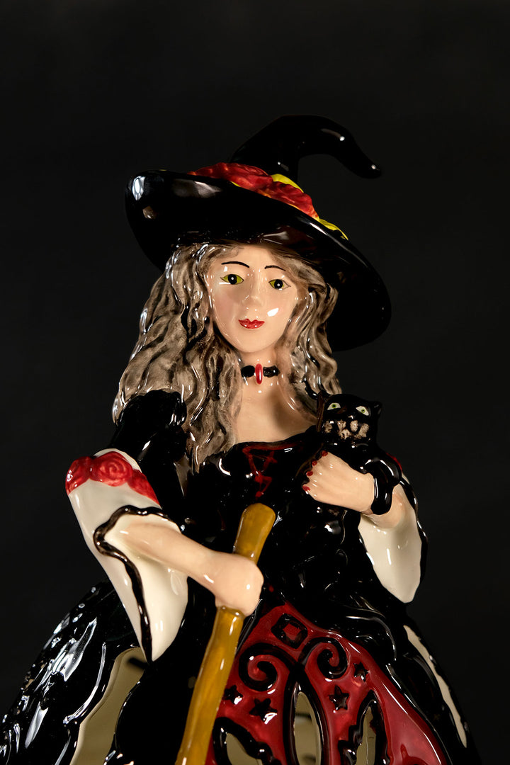 Elegant Witch Tealight Holder