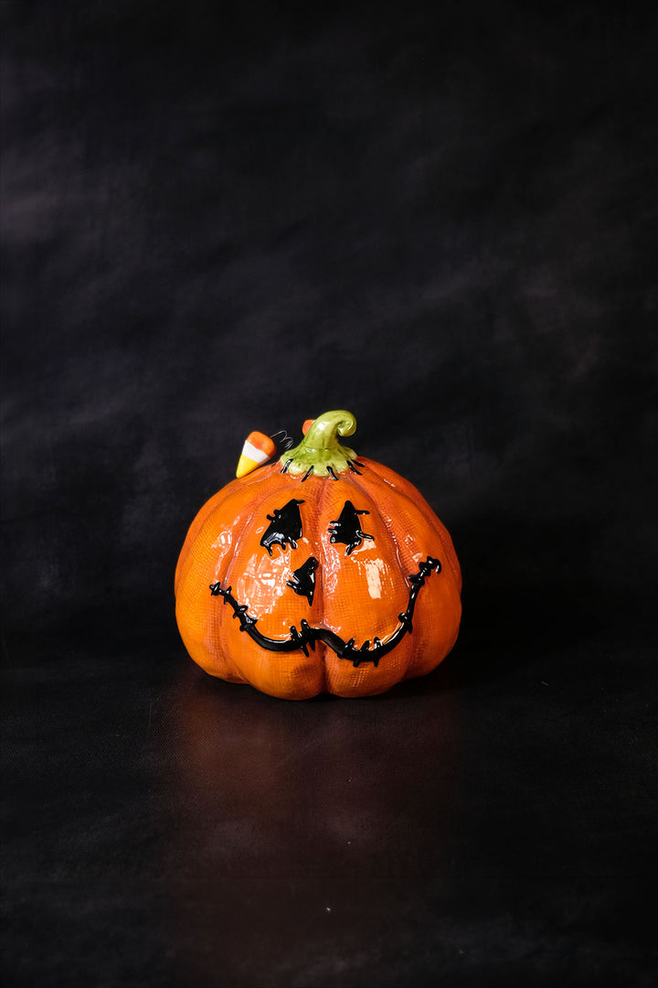 Table Top Stitched Medium Pumpkin