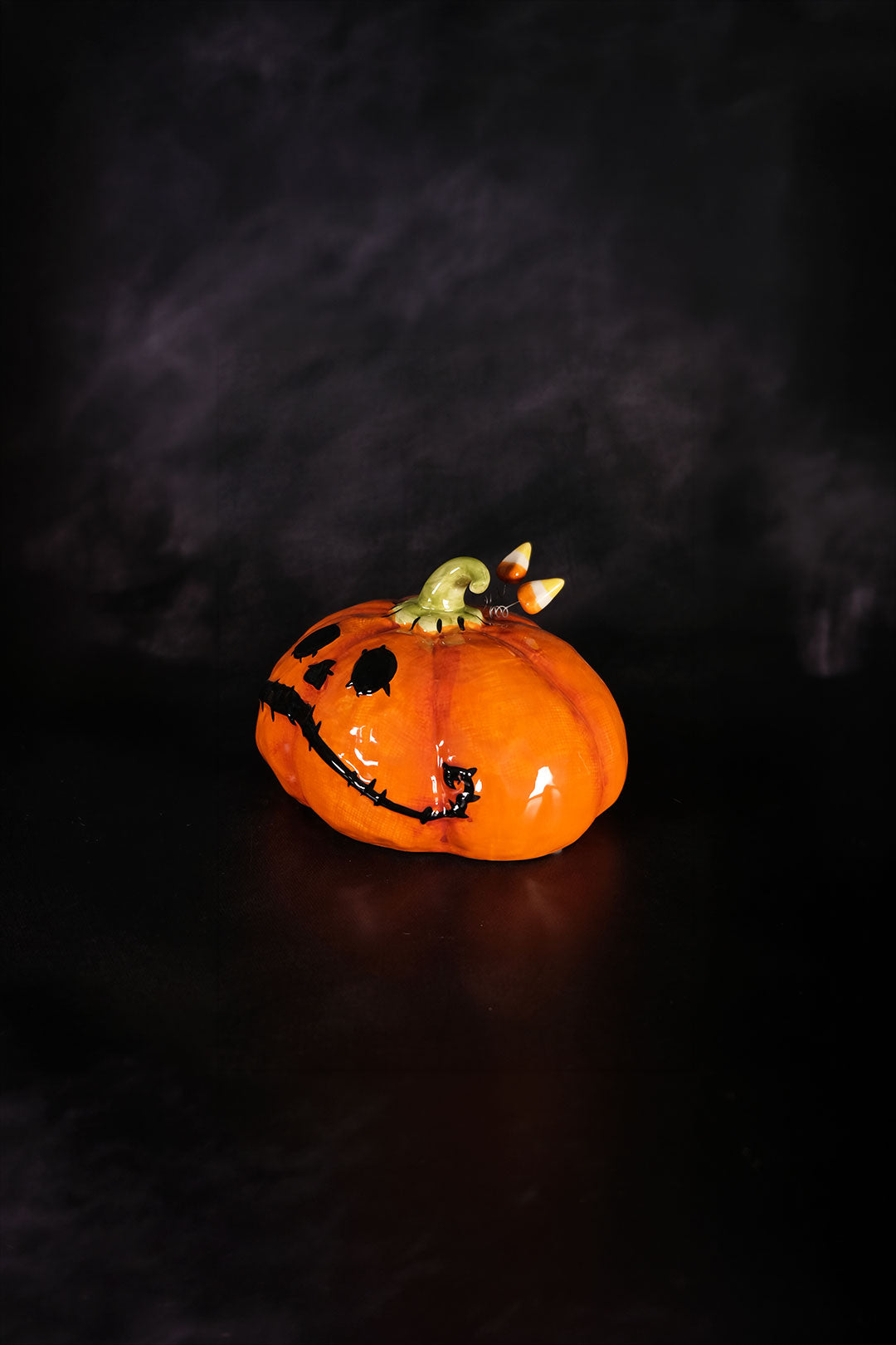 Clayworks Table Top Stitched Pumpkin - Short