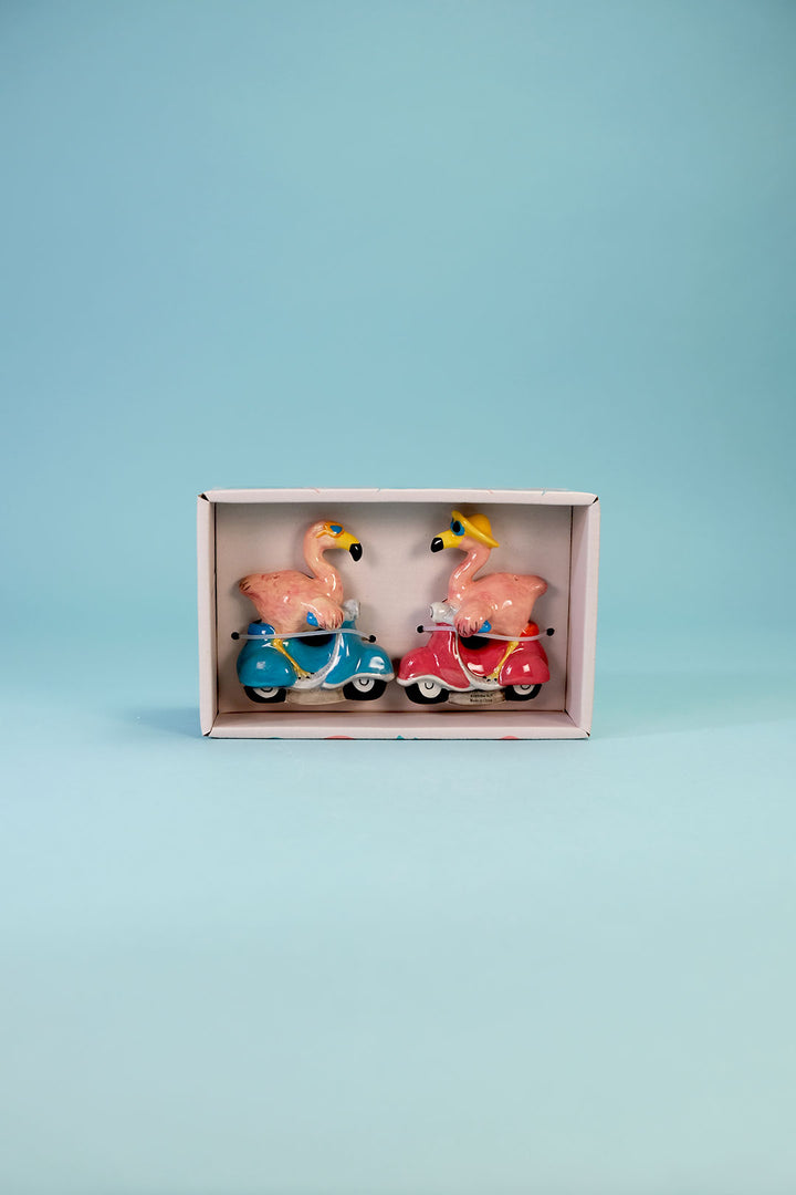 Flamingo Travel Salt & Pepper Set