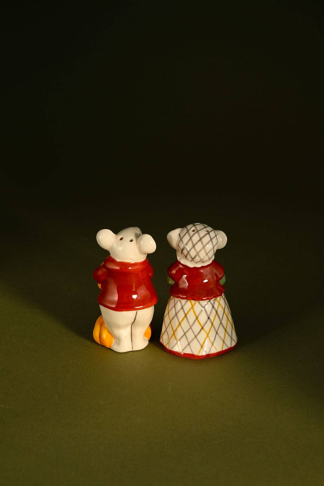 Pumpkin Pie Mice Salt and Pepper Set