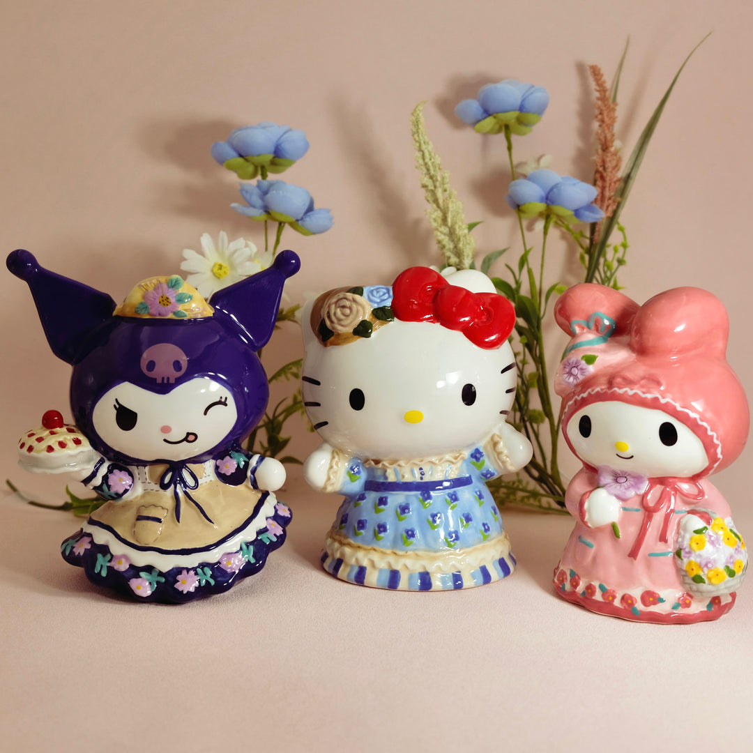 Hello Kitty in Western Prairie Dresses Figurine