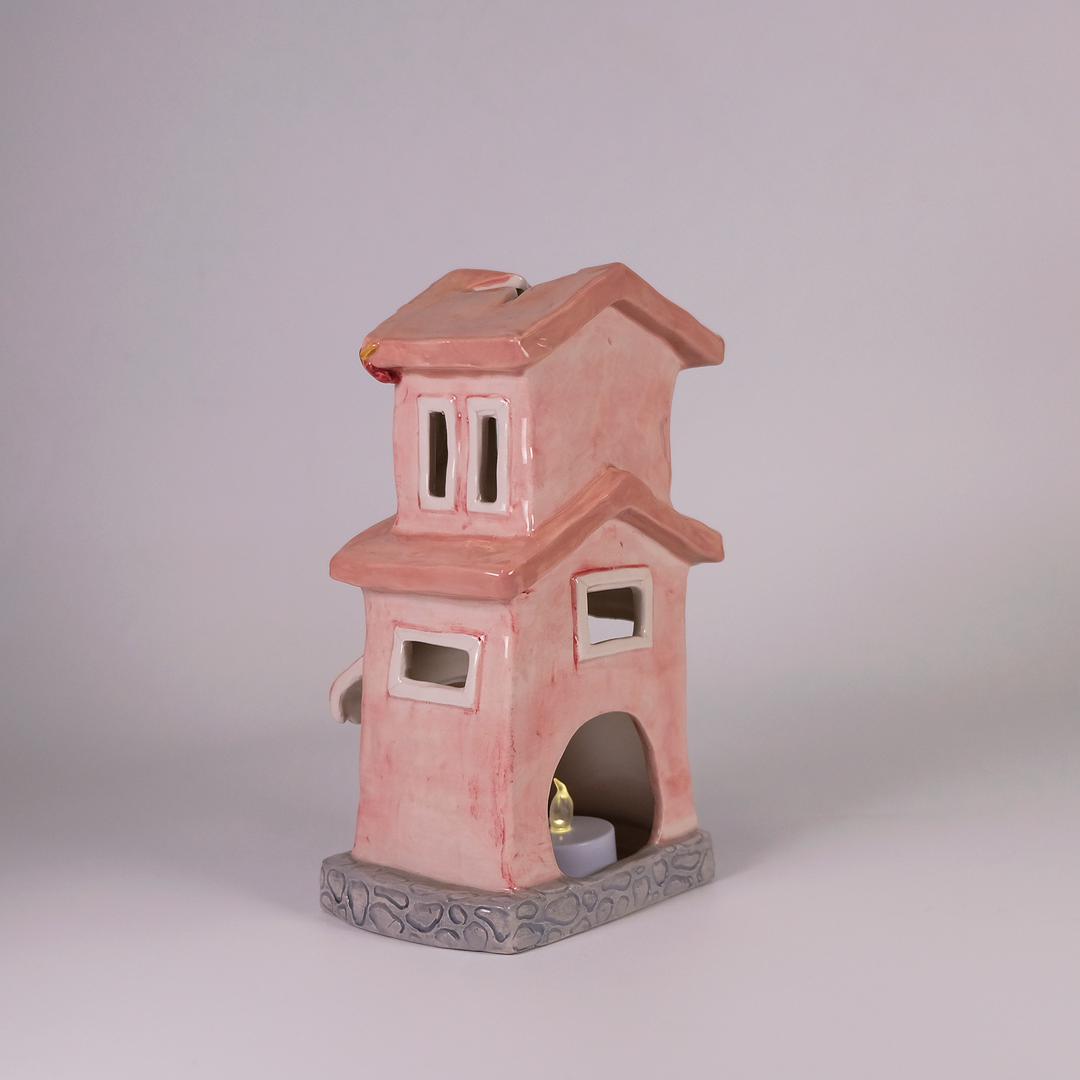 Clayworks Coral Cove Fish Chips Candle House