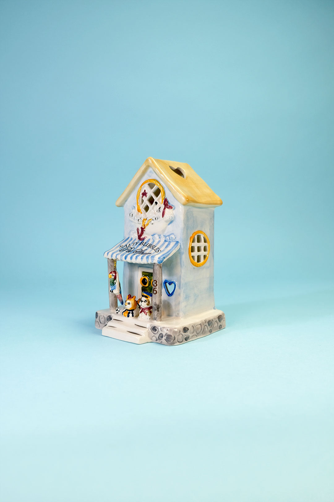 Clayworks Salty Bubbles Pet Spaw Candle House