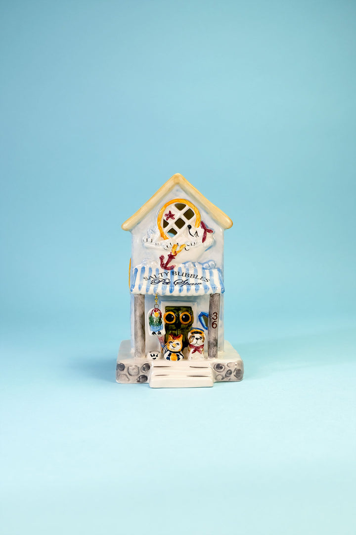 Clayworks Salty Bubbles Pet Spaw Candle House