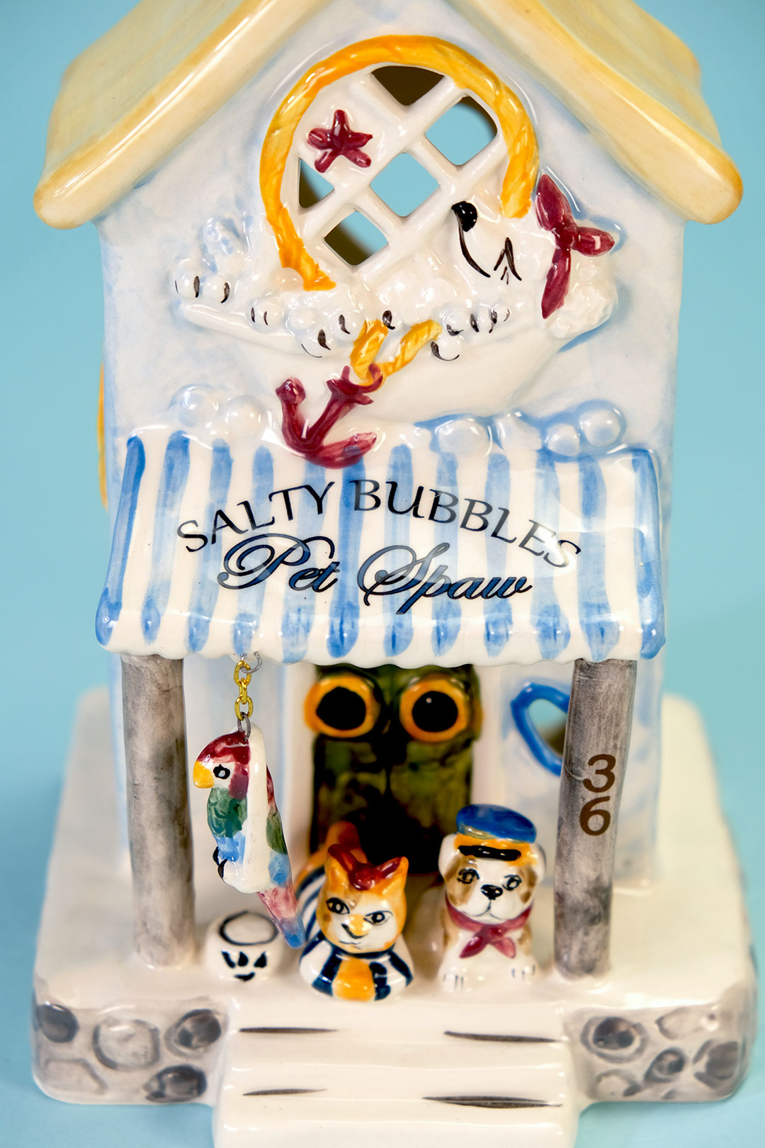 Clayworks Salty Bubbles Pet Spaw Candle House