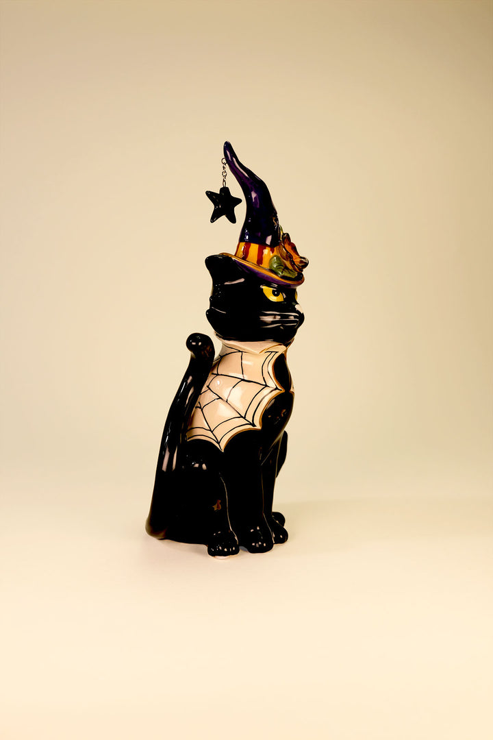 Black Cat Tealight Holder