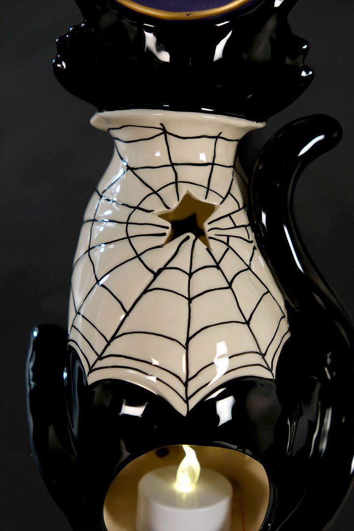 Black Cat Tealight Holder