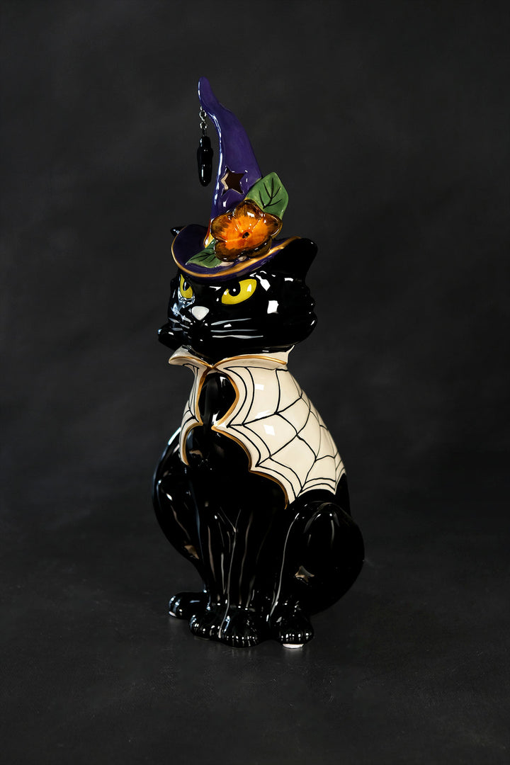 Black Cat Tealight Holder