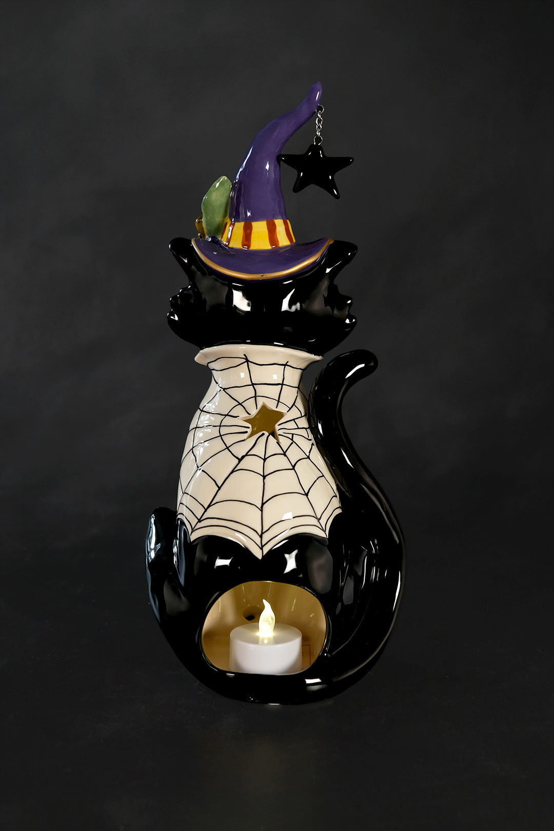 Black Cat Tealight Holder