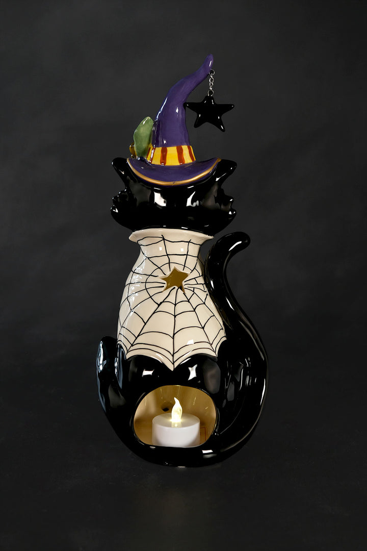 Black Cat Tealight Holder