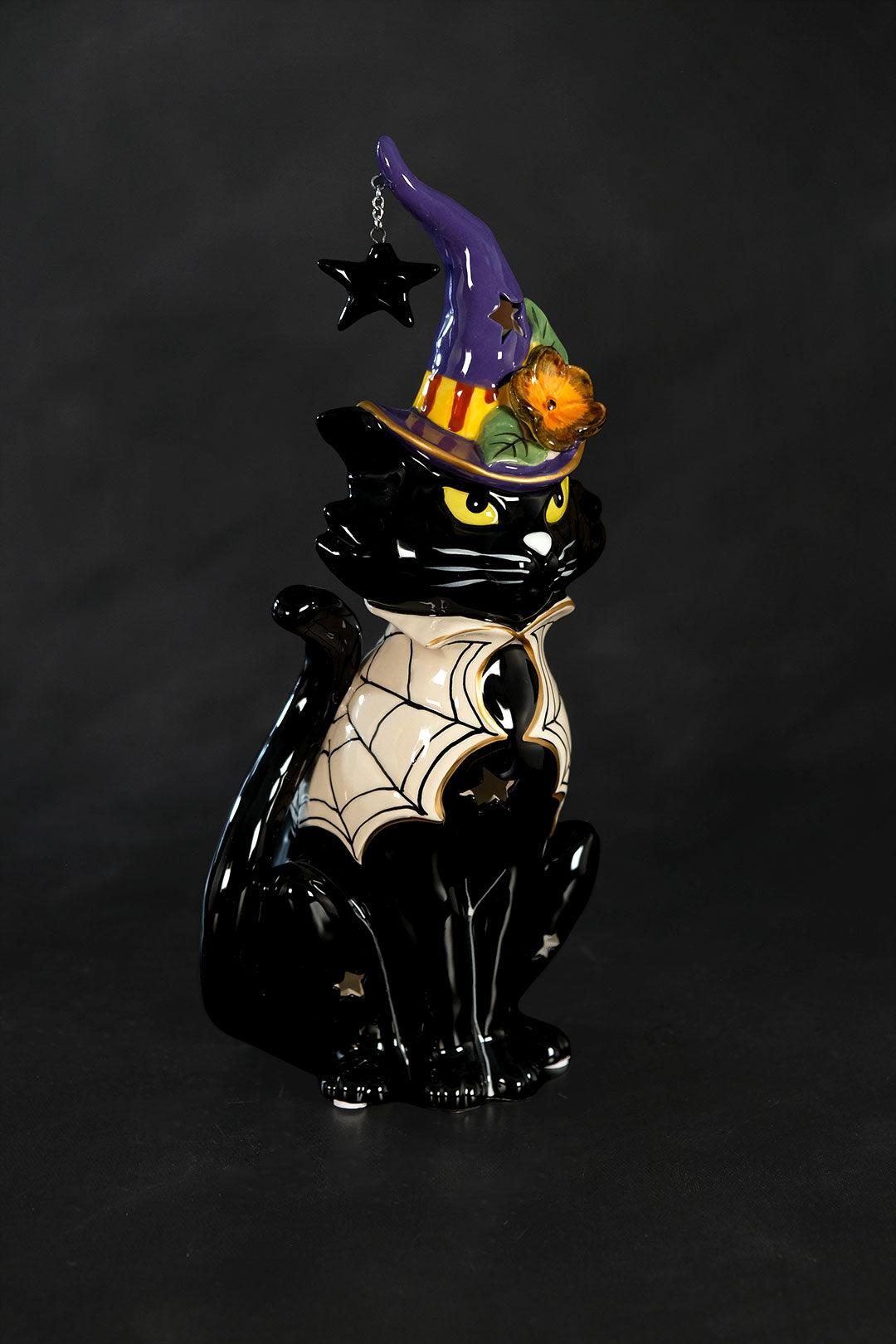 Black Cat Tealight Holder