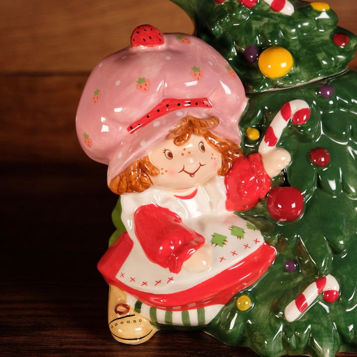 Strawberry Shortcake Falling for Cuteness Cookie Jar