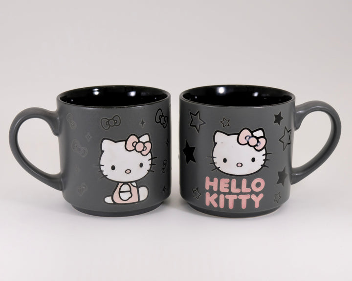 Hello Kitty Black Star Mug Set