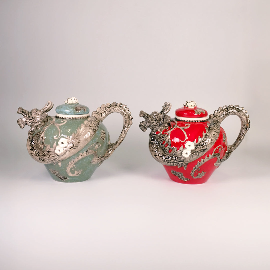 Clayworks Red Dragon Teapot