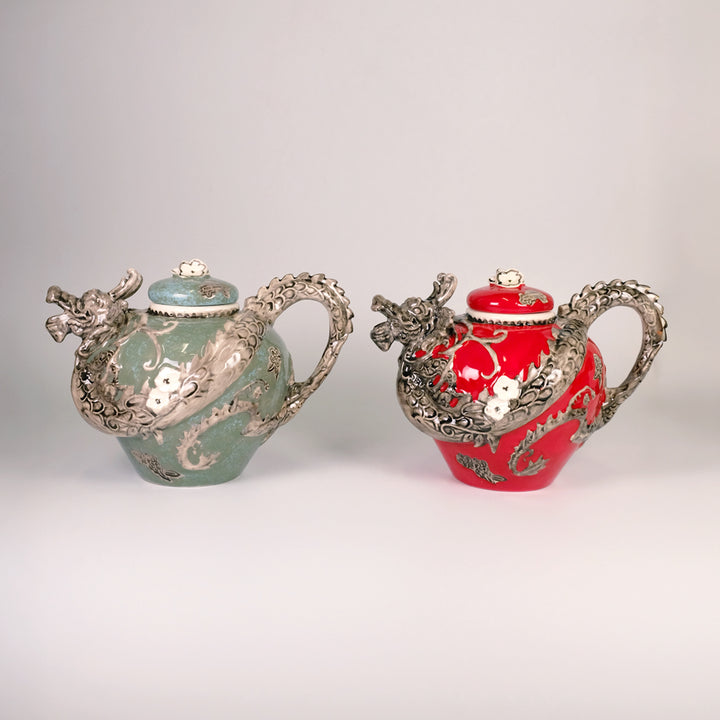 Clayworks Red Dragon Teapot