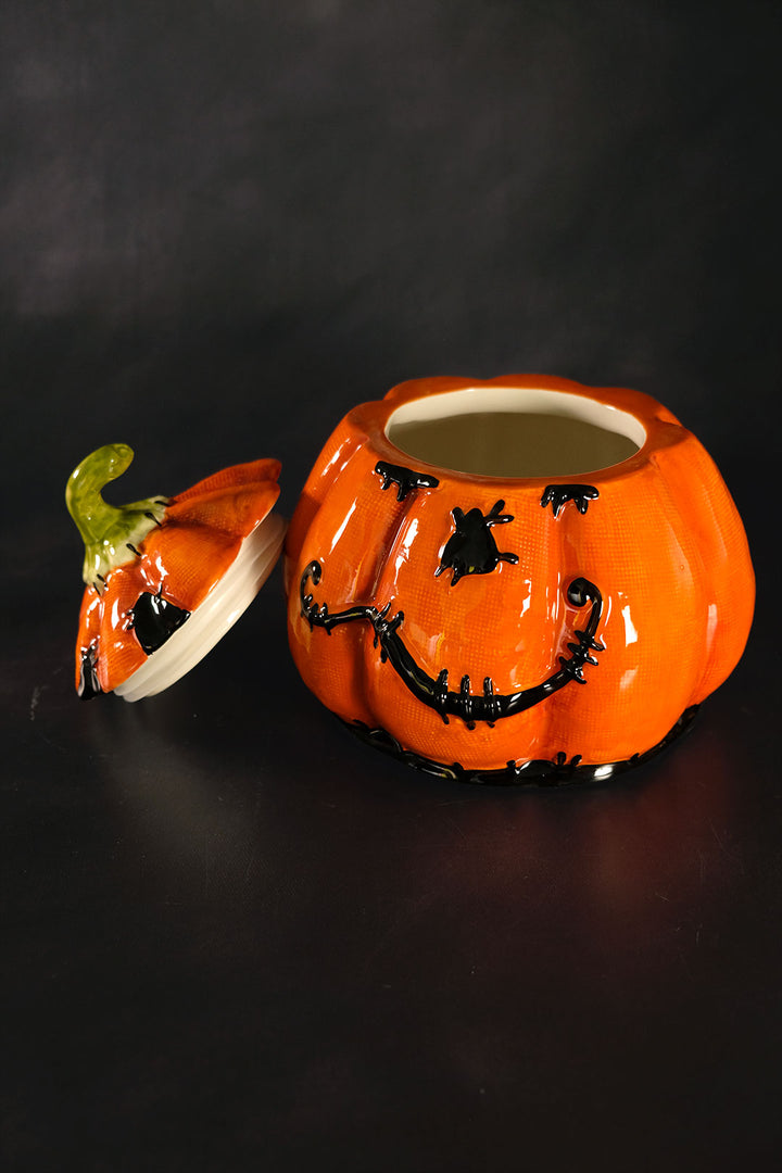Clayworks Stitched Pumpkin Canister Short