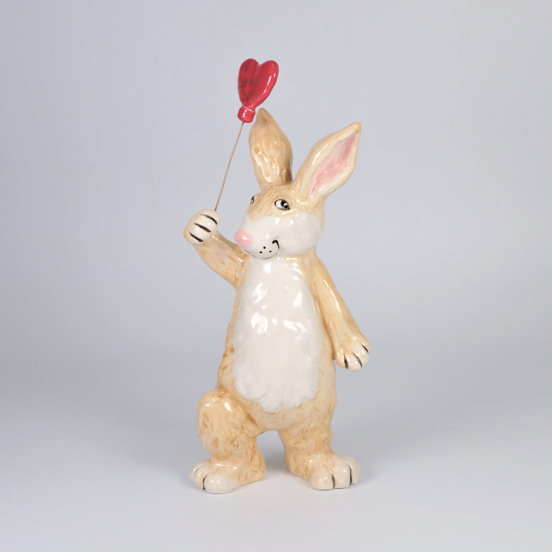 Clayworks Love Bunny Figurine