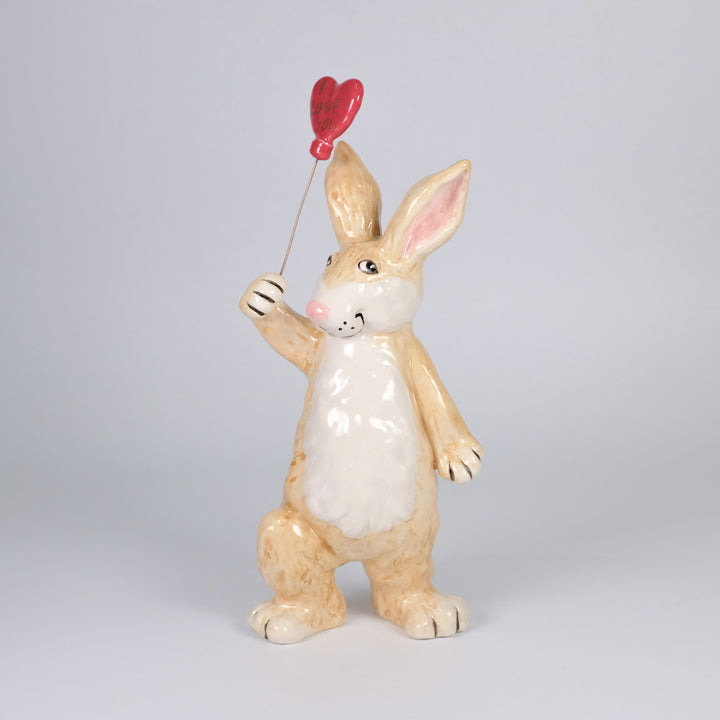 Clayworks Love Bunny Figurine