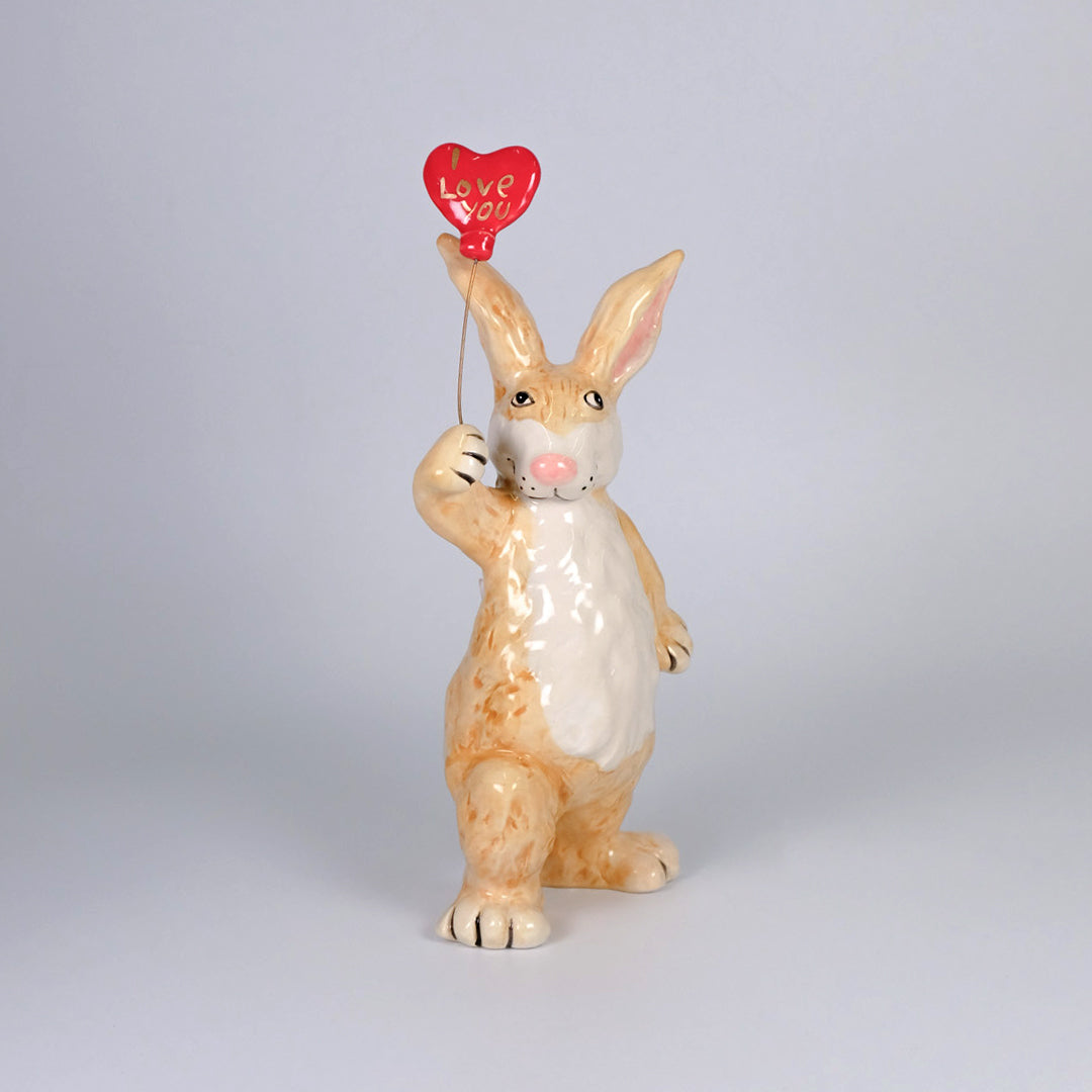 Clayworks Love Bunny Figurine