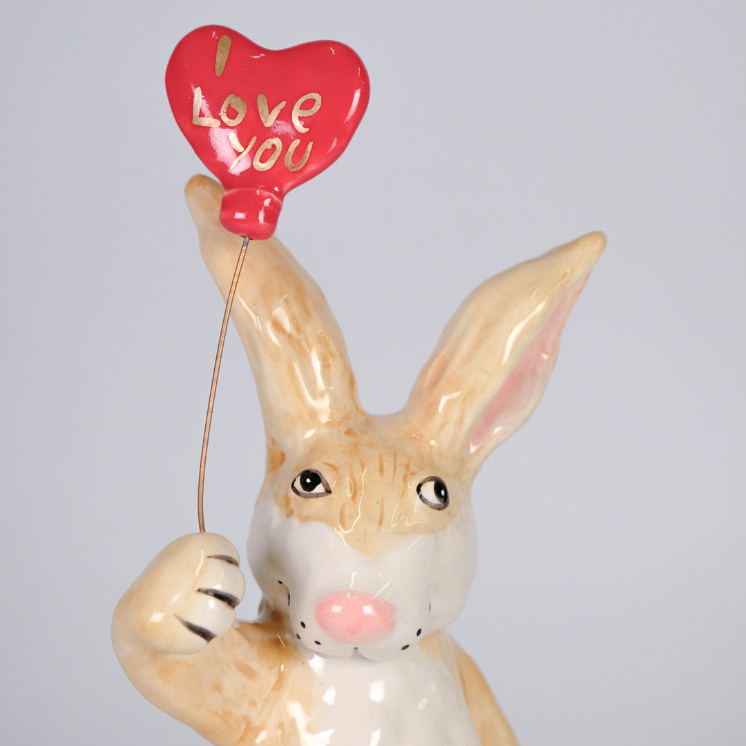 Clayworks Love Bunny Figurine