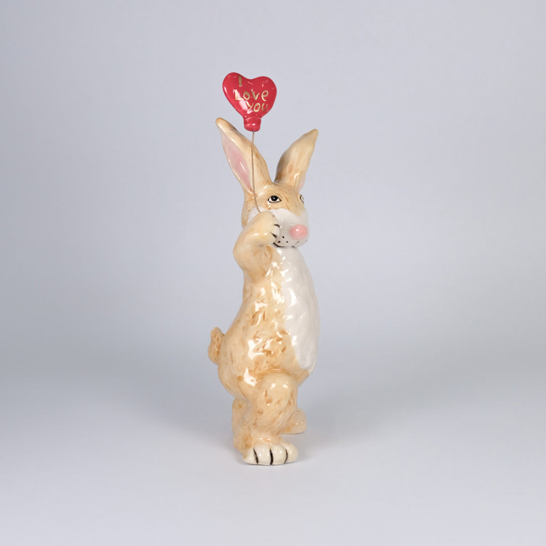Clayworks Love Bunny Figurine