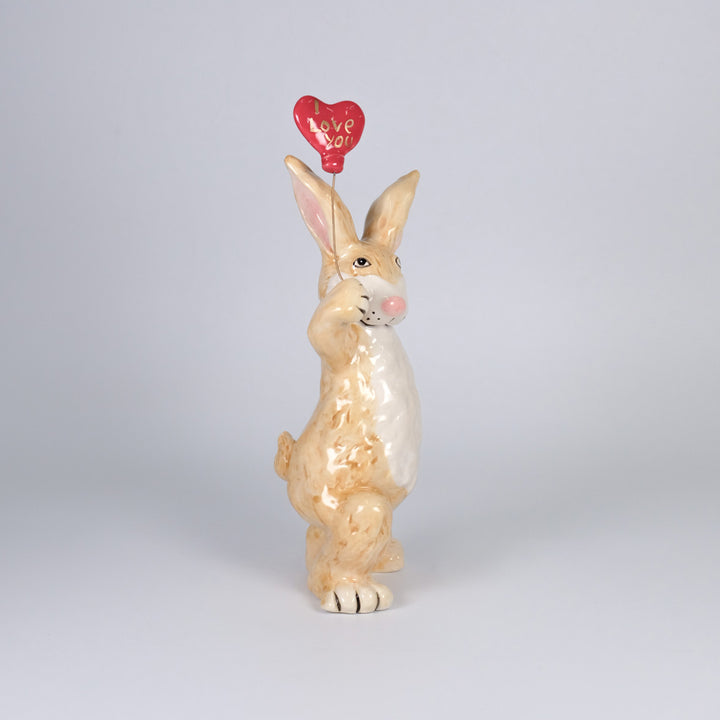Clayworks Love Bunny Figurine