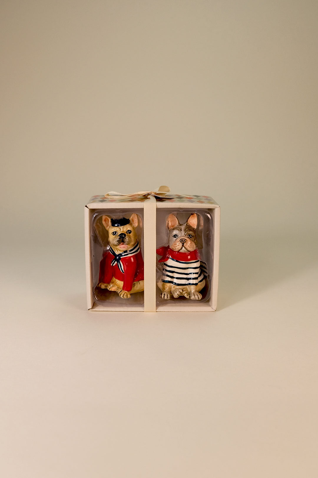 Blue Sky Clayworks French Bulldog Salt & Pepper Shakers - Thumbnail 3