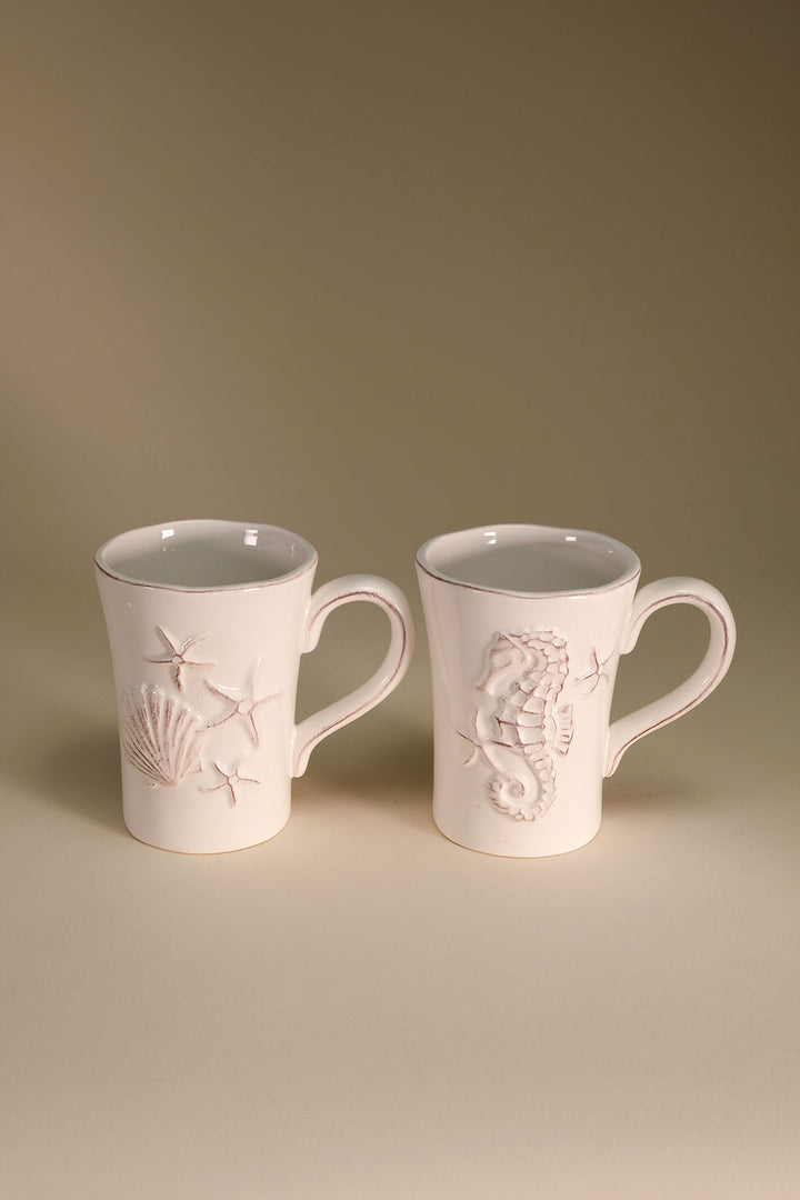 Laguna Coastal Mug in White Set of 2